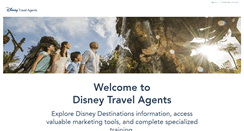 Desktop Screenshot of disneytravelagents.com