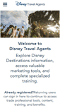 Mobile Screenshot of disneytravelagents.com