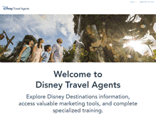 Tablet Screenshot of disneytravelagents.com